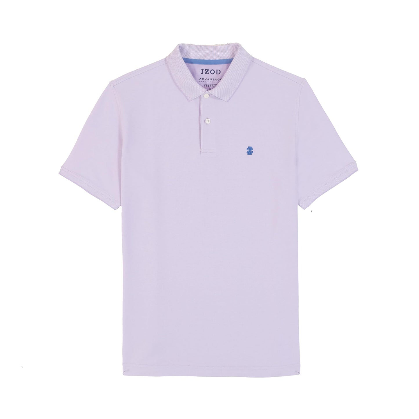 IZOD Men's Big and Tall Advantage Performance Short Sleeve Polo Shirt, Viola