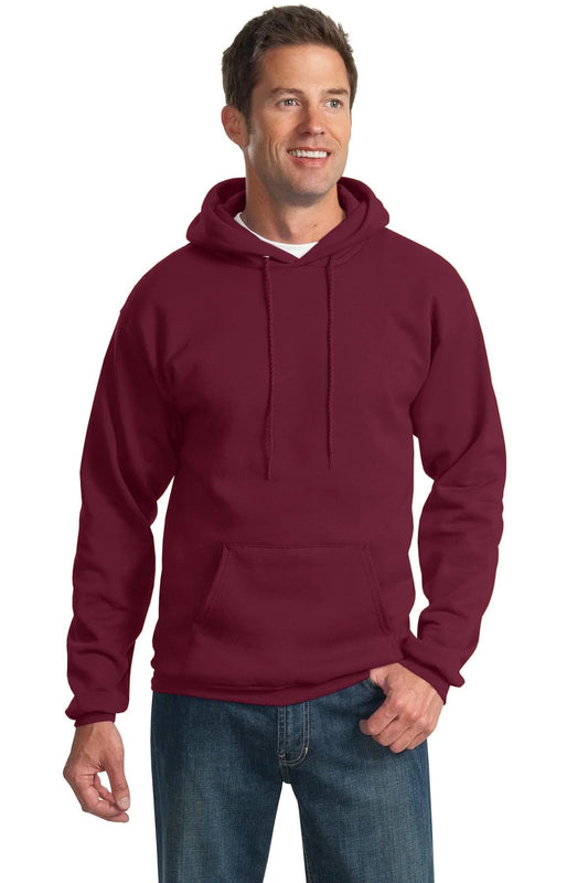 Port & Company Tall Essential Fleece Pullover Hooded Sweatshirt 4XLT Cardinal