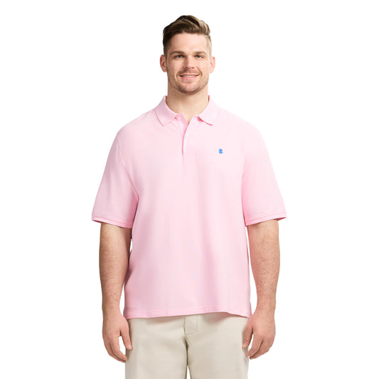 IZOD Men's Big and Tall Advantage Performance Short Sleeve Polo Shirt, Fairytale