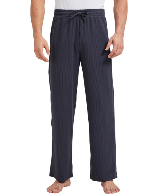 TTZ 34/36 Inseam Mens Tall Pajama Pants Waffle Pj Lounge Sleep Pants for Tall Men-MT