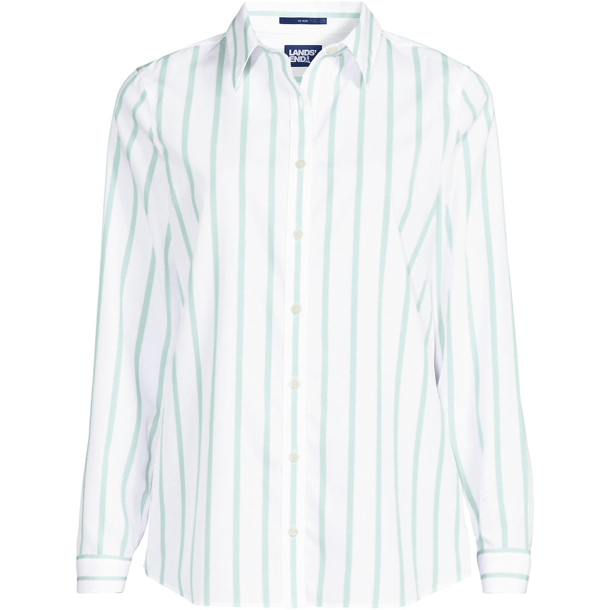 White/Aqua Classic Stripe