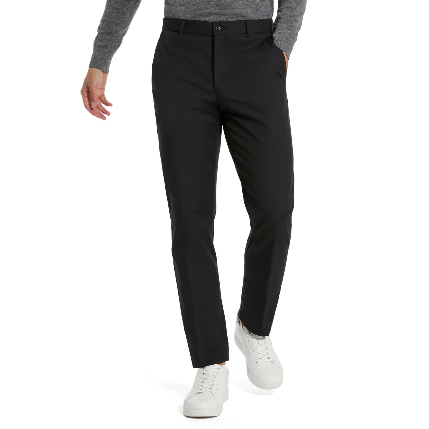 Michael Kors Black Solid Classic Pants|Black,40/36