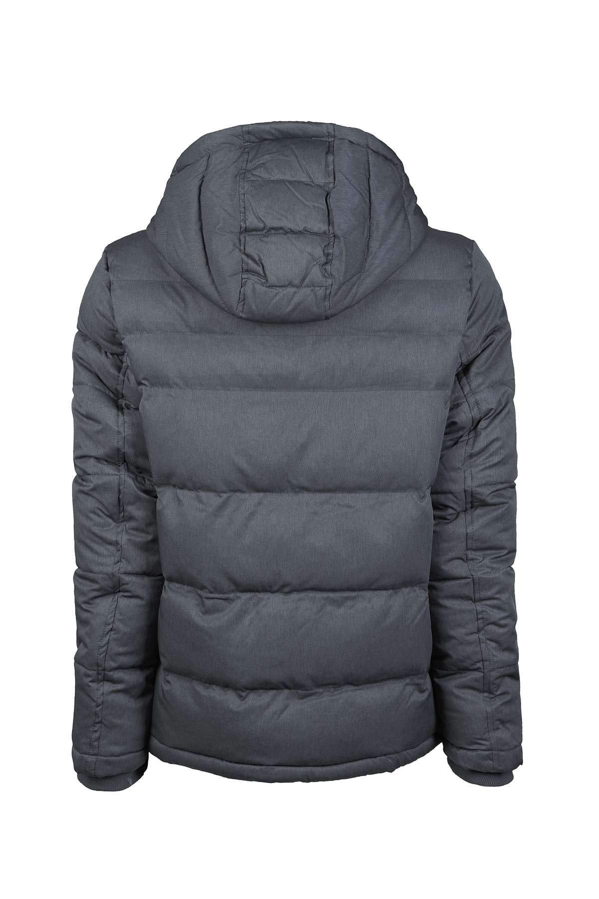 Tommy Hilfiger Men's Classic Hooded Puffer Jacket (Standard and Big & Tall), heather navy, 3X-Large Tall