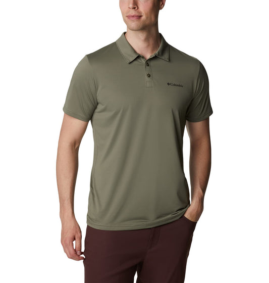 Columbia Men's Hike Polo, Stone Green, Large Tall
