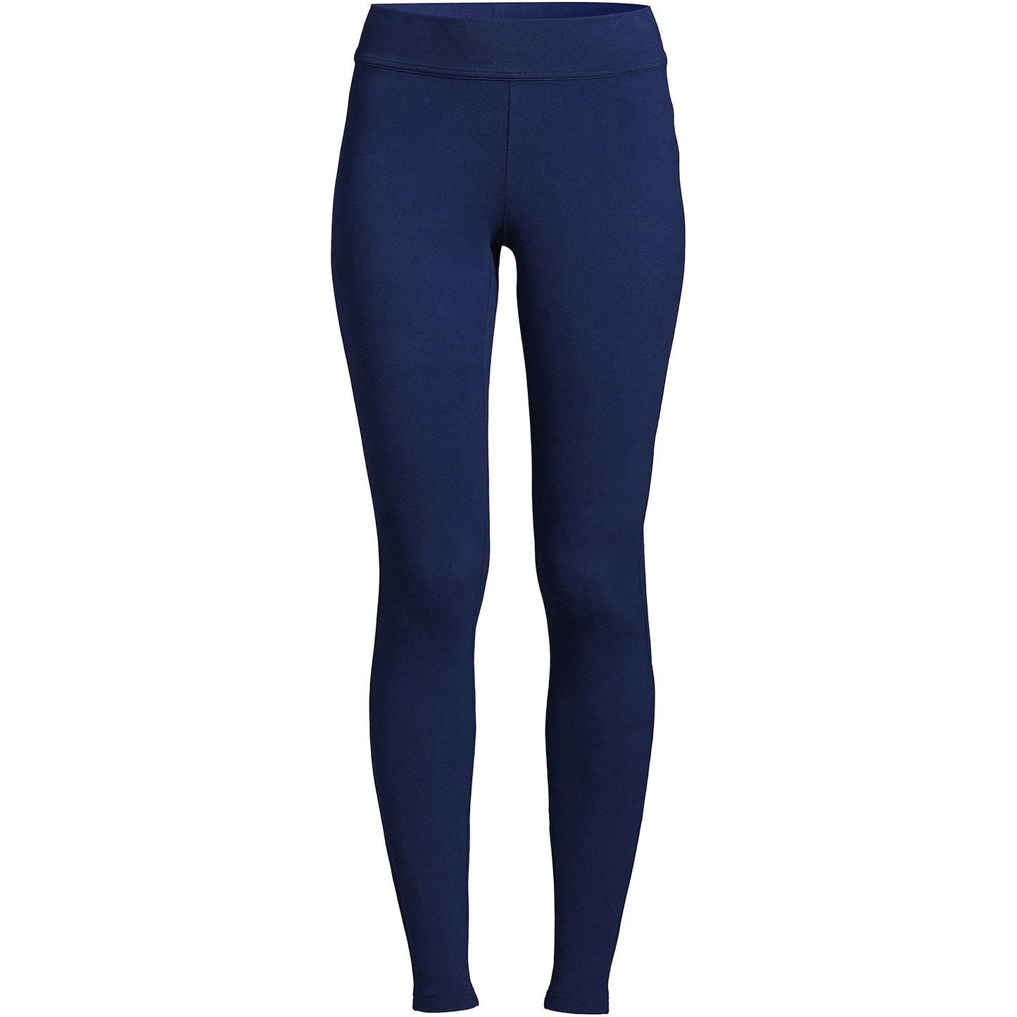 Lands' End Womens Starfish Leggings Deep Sea Navy Tall Medium