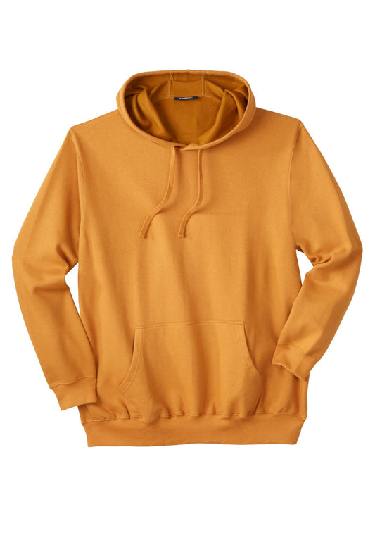 KingSize Men's Big & Tall Fleece Pullover Hoodie - 5XL, Wood