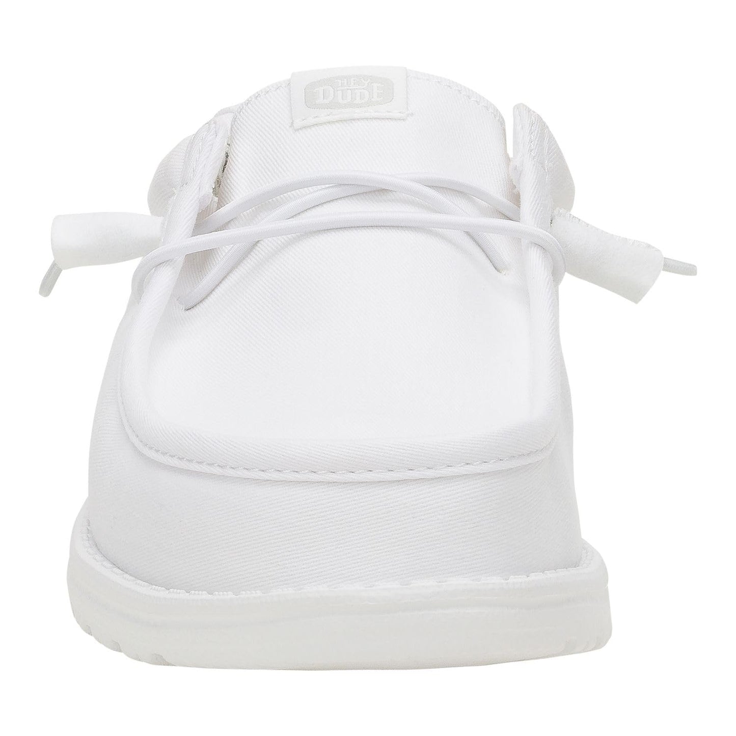 HEYDUDE Wally Stretch Canvas White/White Size 14, Men’s Shoes, Slip-on Loafers, Comfortable & Light-Weight