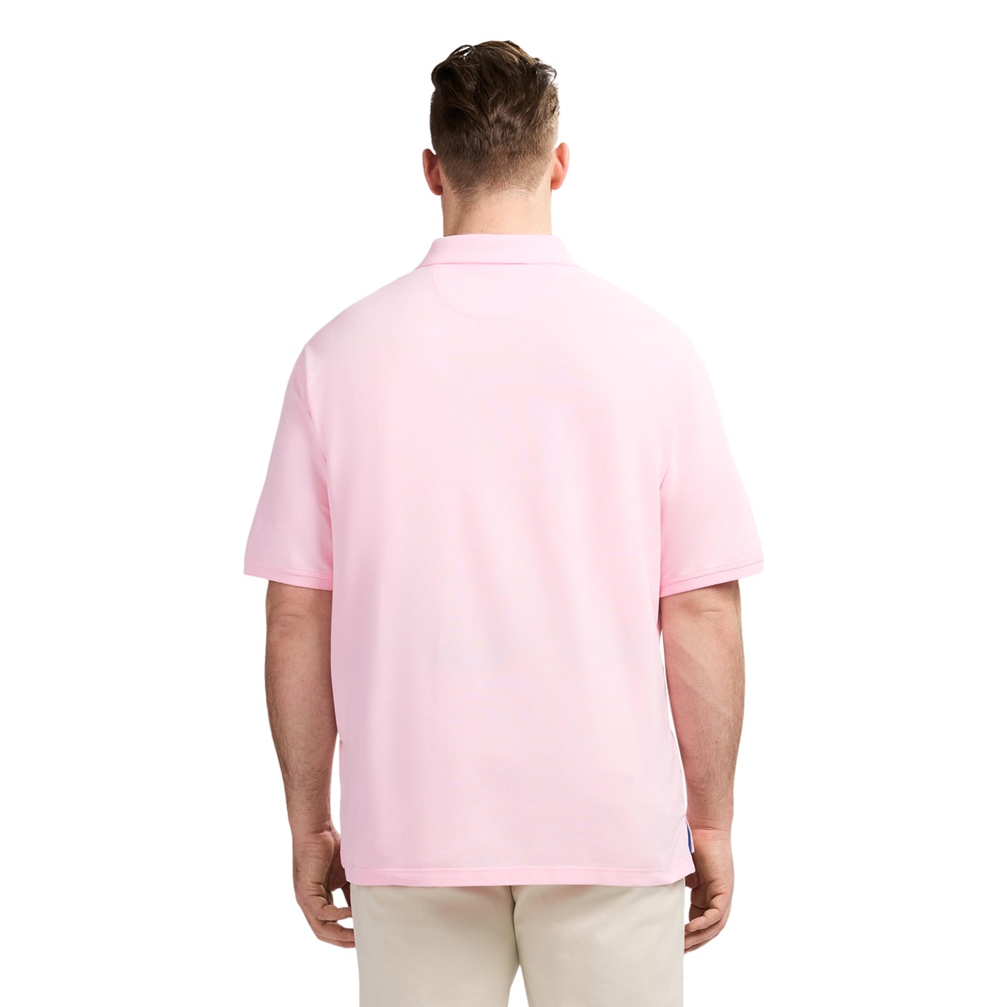 IZOD Men's Big and Tall Advantage Performance Short Sleeve Polo Shirt, Fairy Tale, XX-Large Tall