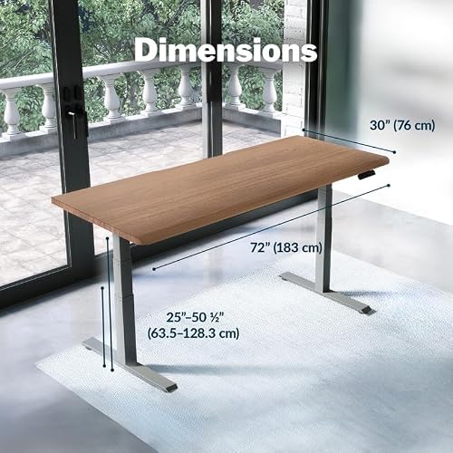 Walnut Top / Slate Legs