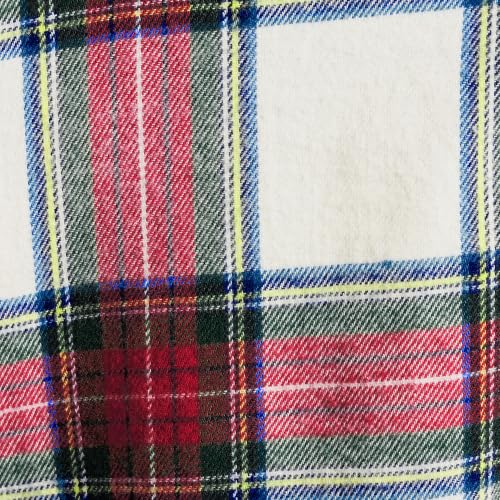 Ivory/Compass Red Multi Plaid