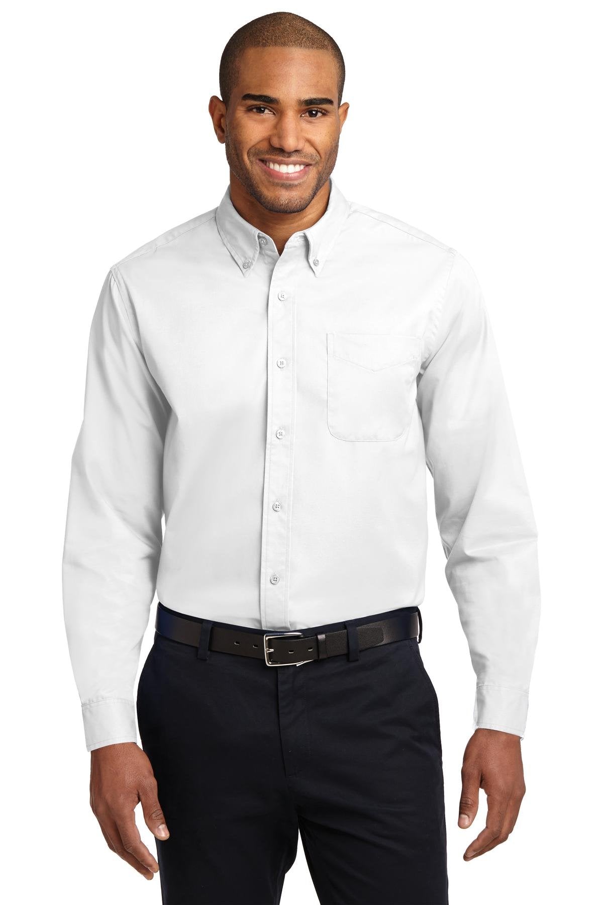 Port Authority Men's Tall Long Sleeve Easy Care Button-Down Shirt - LT