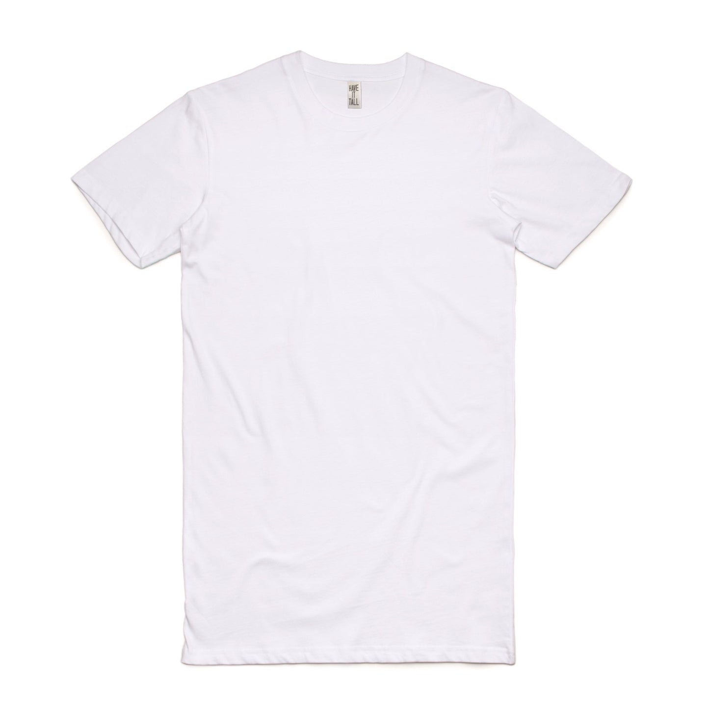 Have It Tall Men's Extra Long T Shirt White Small XTall