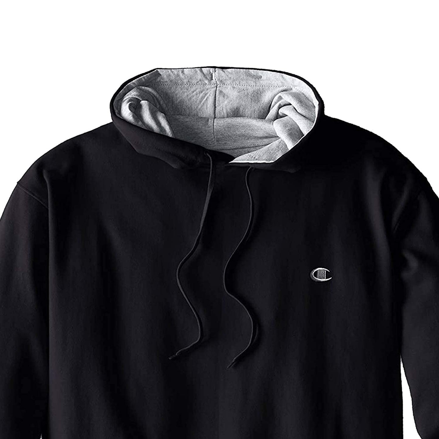 Champion Big and Tall Hoodies for Men - Fleece Pullover Sweatshirt Mens Hoodie Black