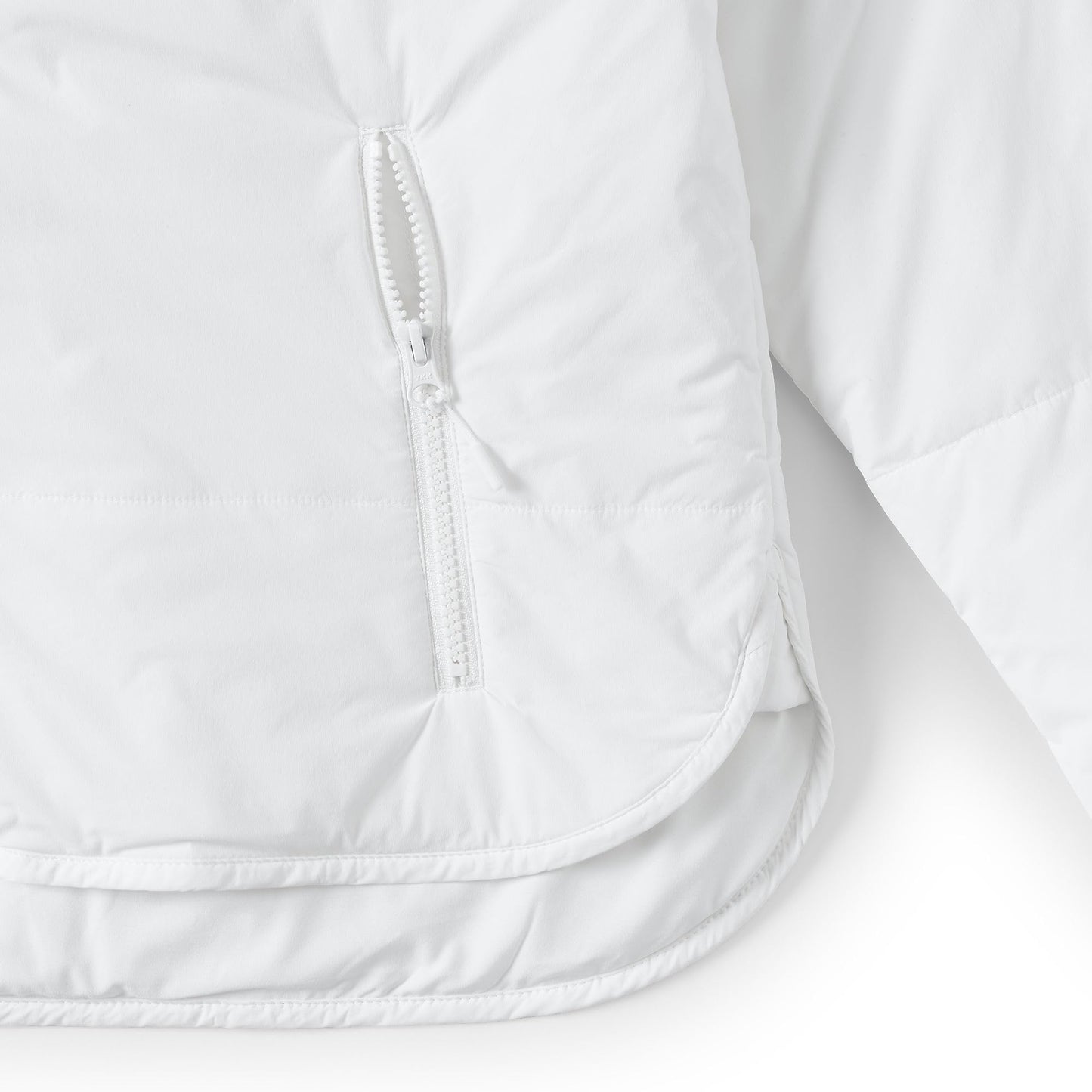 Lands' End Women's Tall WanderFree Insulated Jacket Small White
