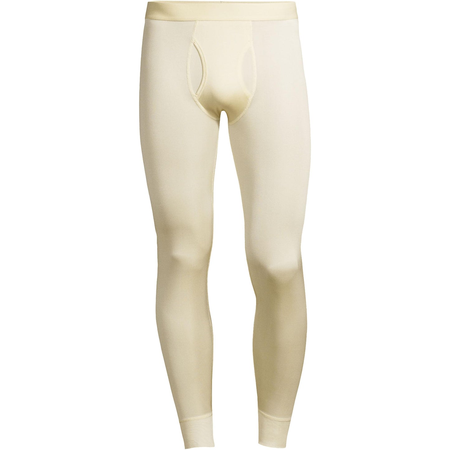 Lands' End Mens Silk Interlock Pant Ecru Tall X-Large