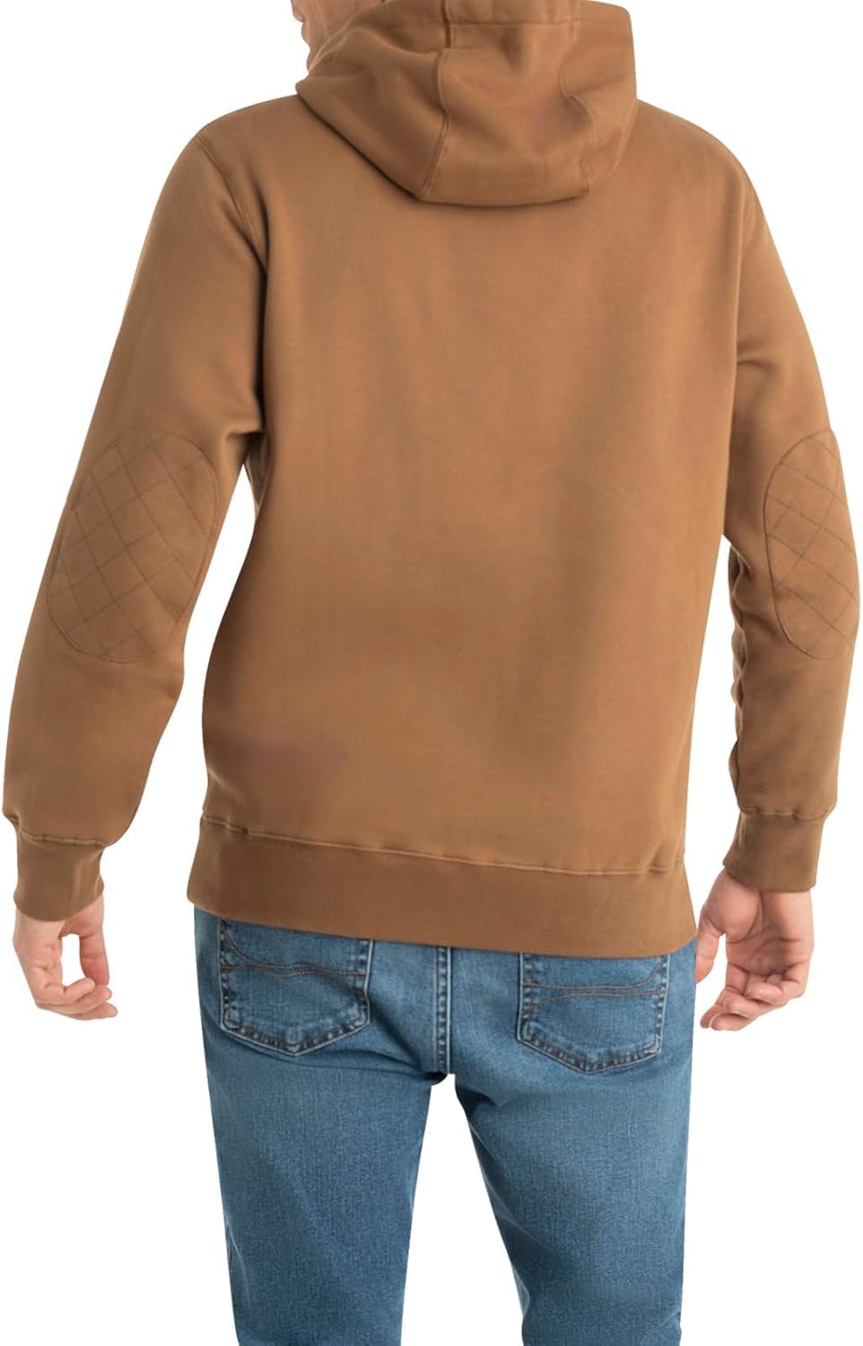 Legendary Whitetails Men's Tall Size Tough As Buck 1/4 Zip Action Hoodie, Rawhide, Large