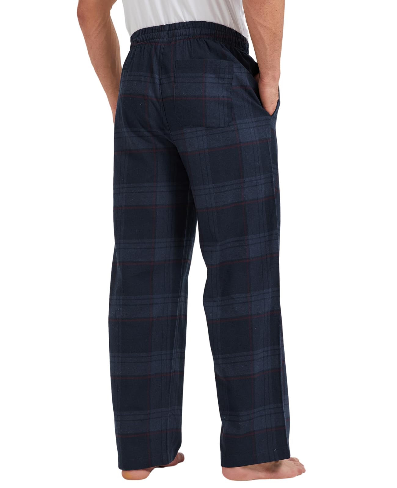 TTZ 34/36 Inseam Mens Tall Pajama Pants 100% Cotton Pj Lounge Sleep Pants for Tall Men-ST