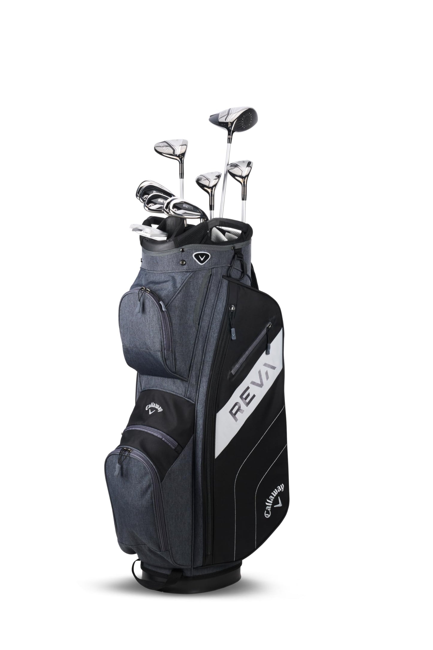 Callaway Golf Women's REVA Complete Golf Set (Right, 11 Pieces (Long) Cart Bag, Black)
