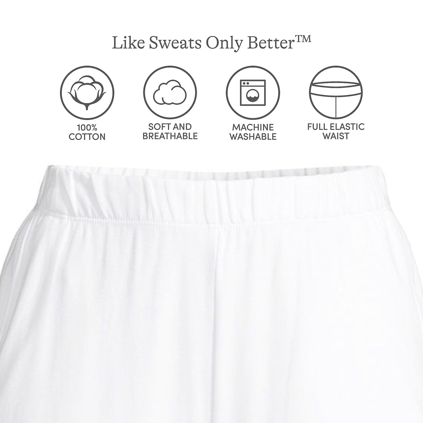 Lands' End Women s Sport Knit Pants White Tall Small