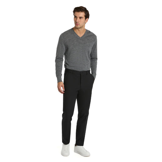 Michael Kors Black Solid Classic Pants|Black,40/36