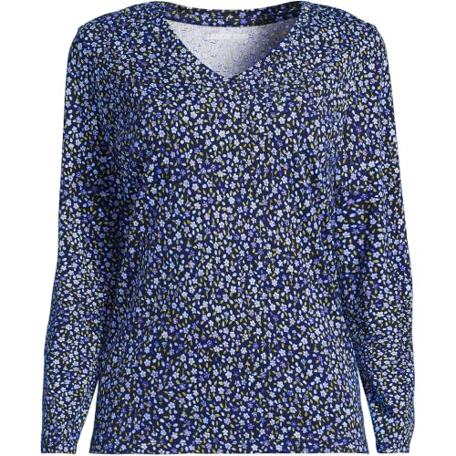 Clear Blue/Navy Ditsy Floral