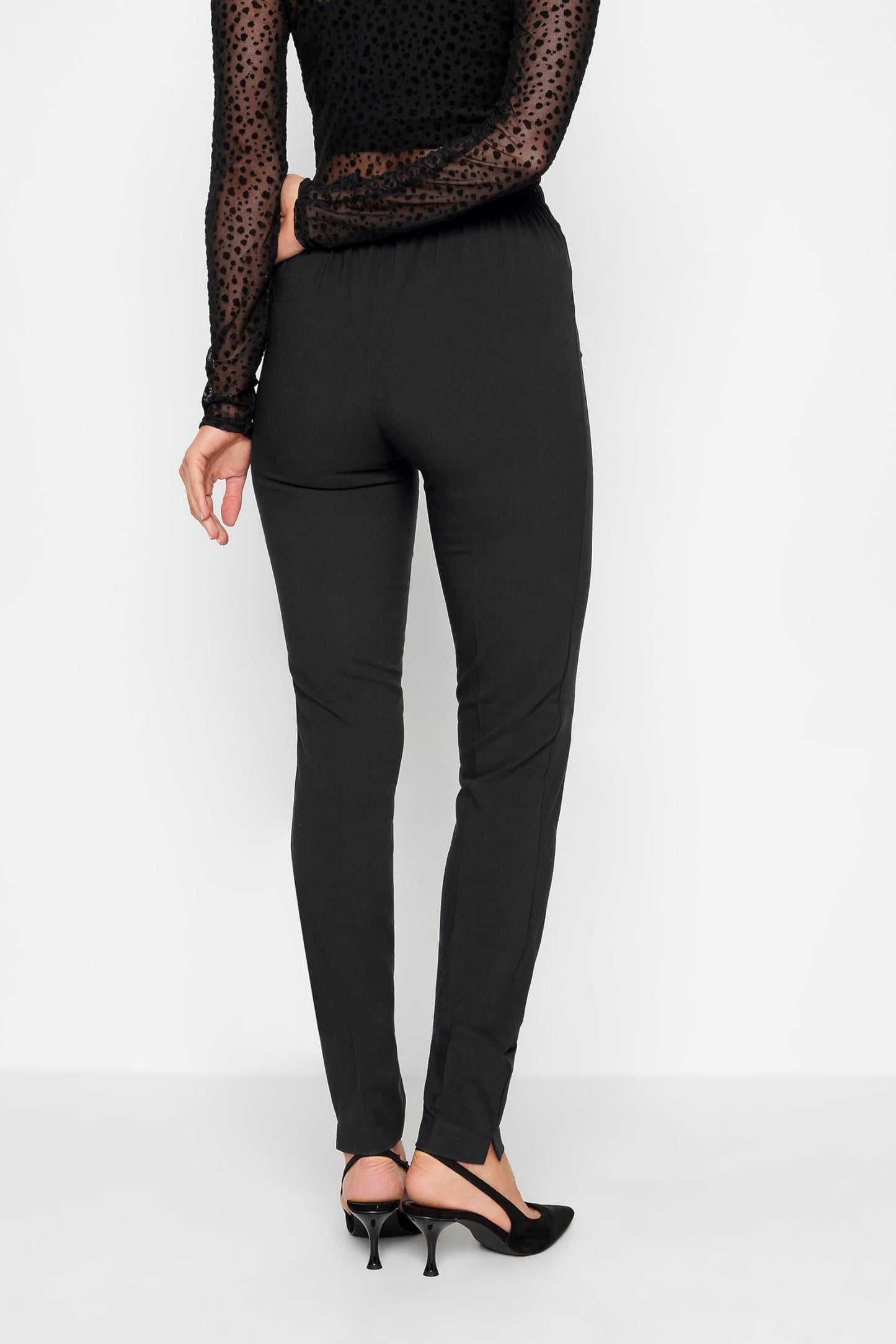 Long Tall Sally LTS Tall Skinny Pants Black 16