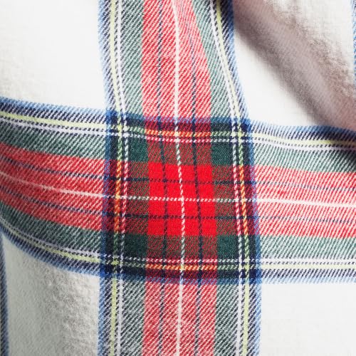 Ivory/Compass Red Multi Plaid