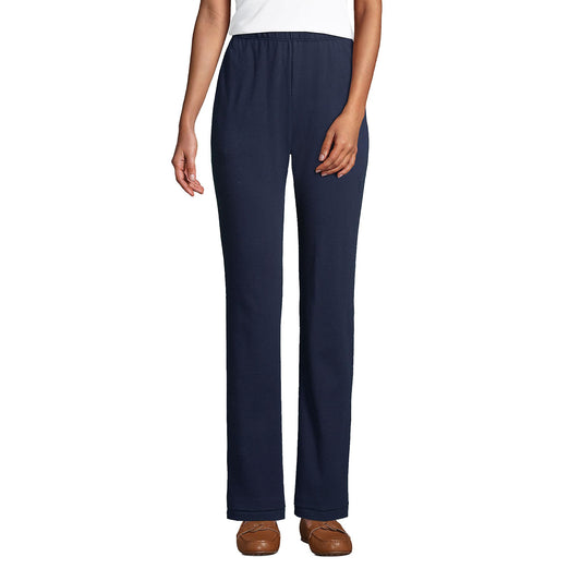 Lands' End Women s Sport Knit Pants Radiant Navy Tall X-Large