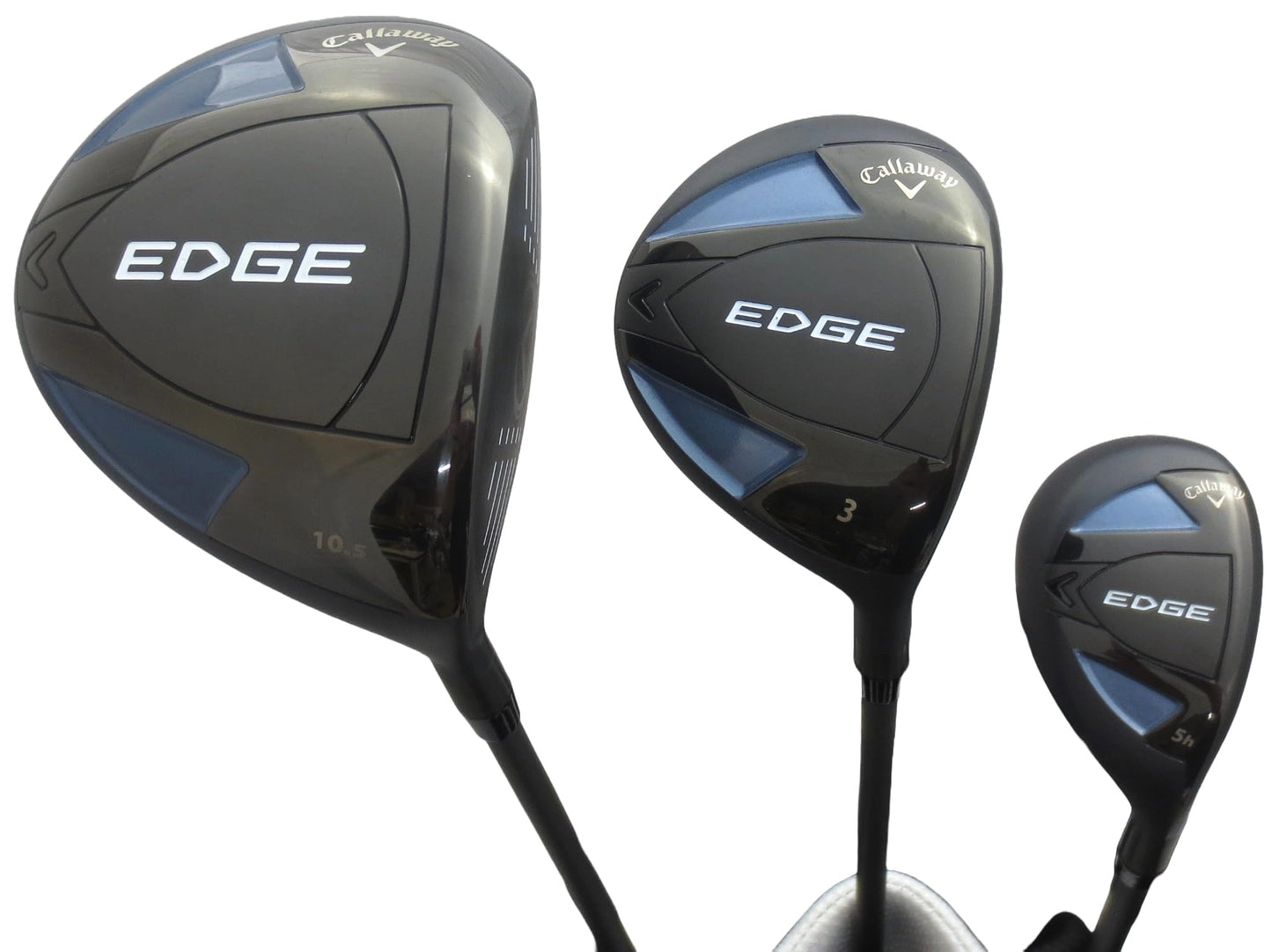 Callaway Tall Mens Complete Golf Set Driver, Wood, Hybrid, Irons, Odyssey Putter Stiff Flex +1 inch Length