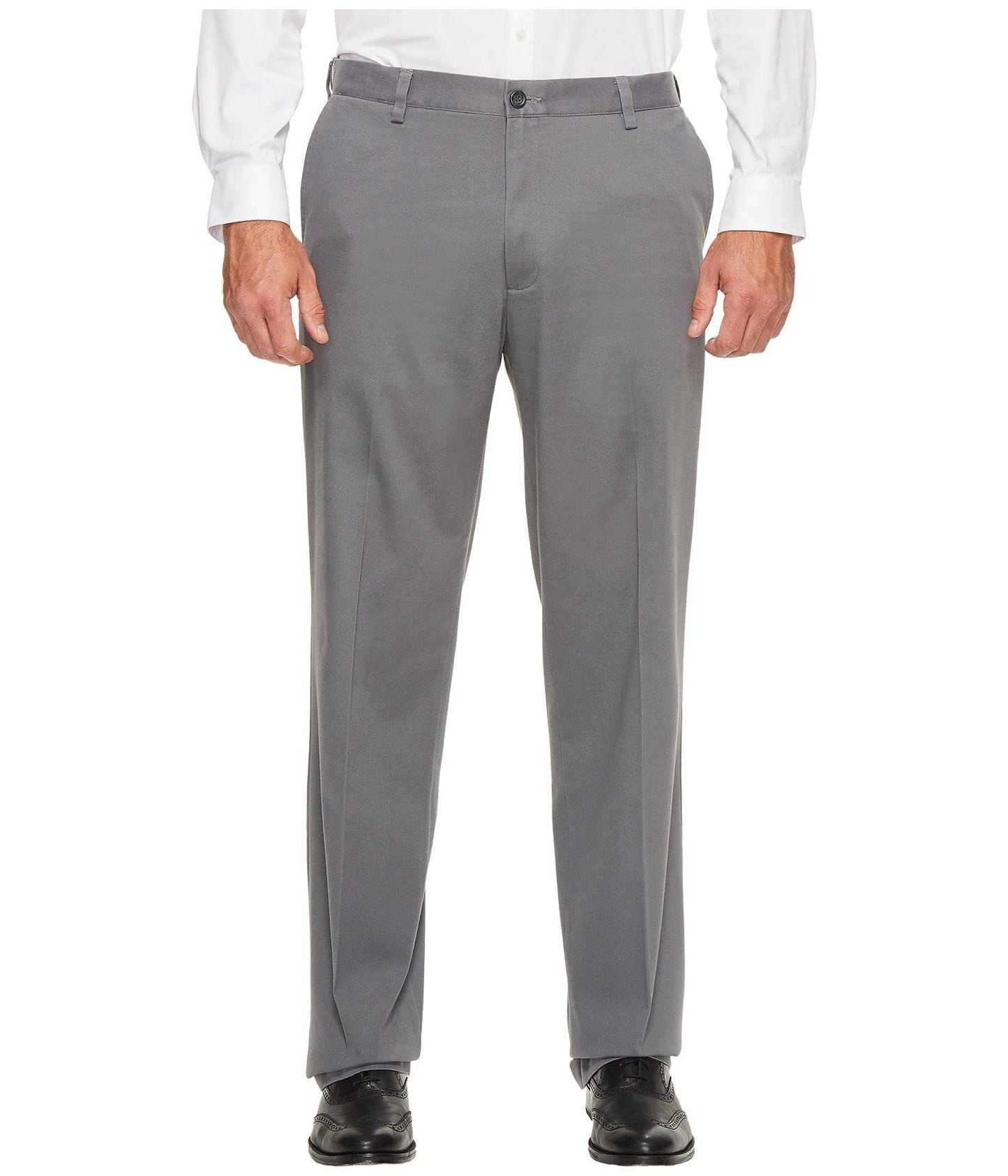 Dockers Men's Classic Fit Easy Khaki Pants (Regular and Big & Tall), Burma Grey, 42W x 36L