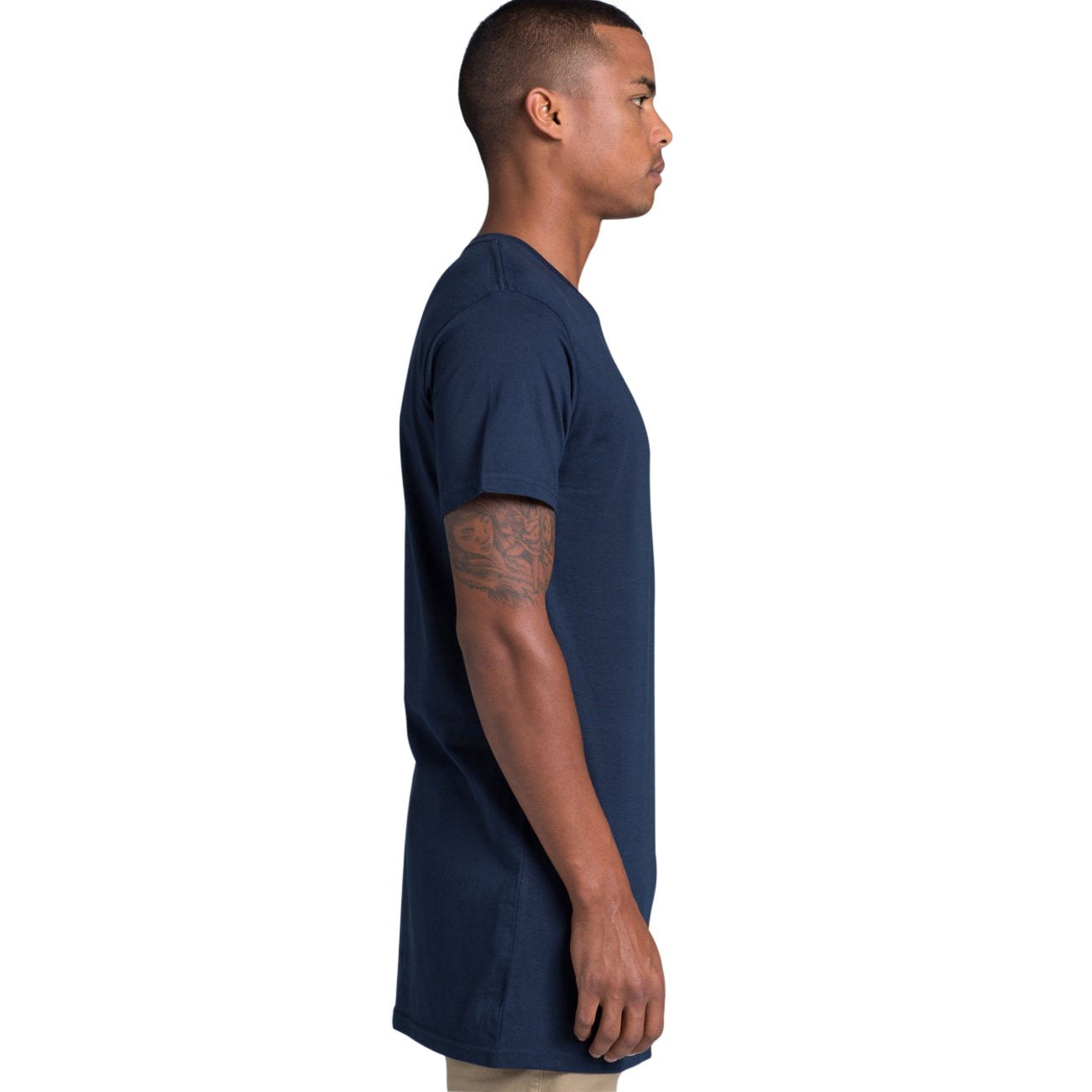 Have It Tall Men's Extra Long T Shirt Navy Medium XTall