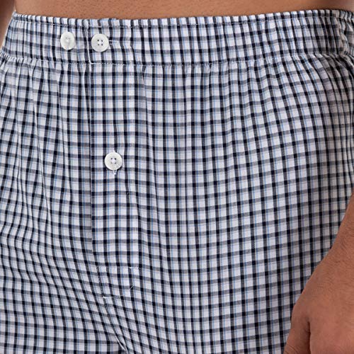 Navy/White Check - Long Sleeve