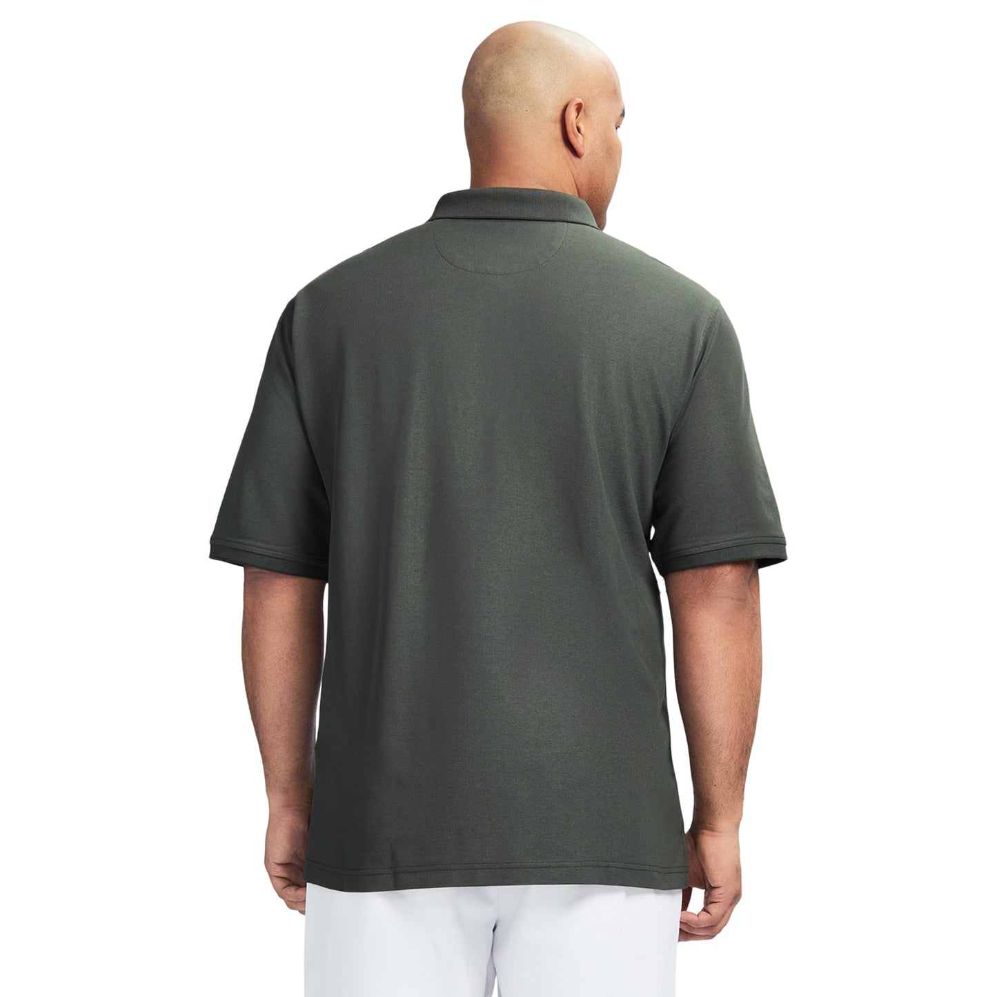 IZOD Men's Big and Tall Advantage Performance Short Sleeve Polo Shirt, Rosin