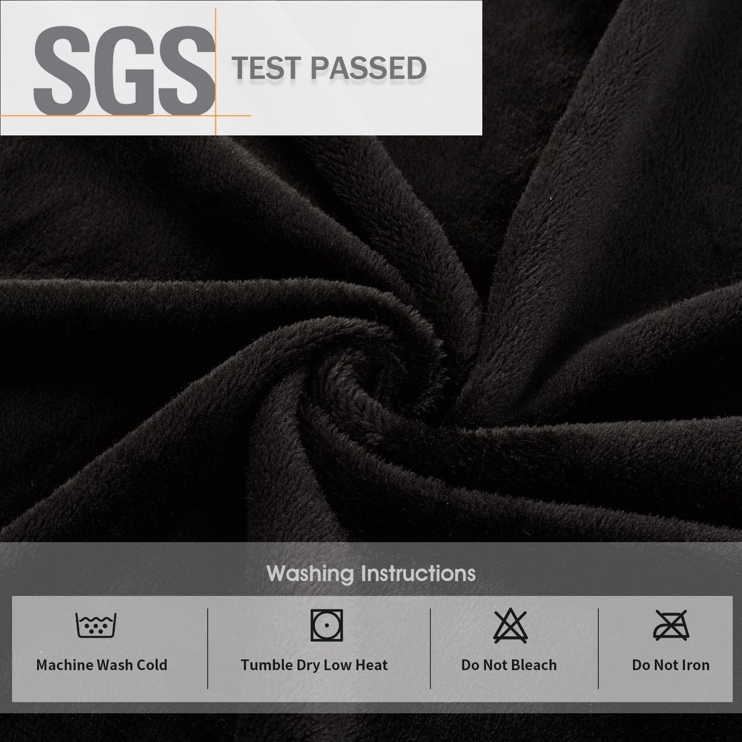 FashGudim Mens Robes Big and Tall with Hood Two-Tone Flannel Fleece Contrast Bathrobe Full Length Plush Long Robe Warm House Coat (Black & Grey, S/M)