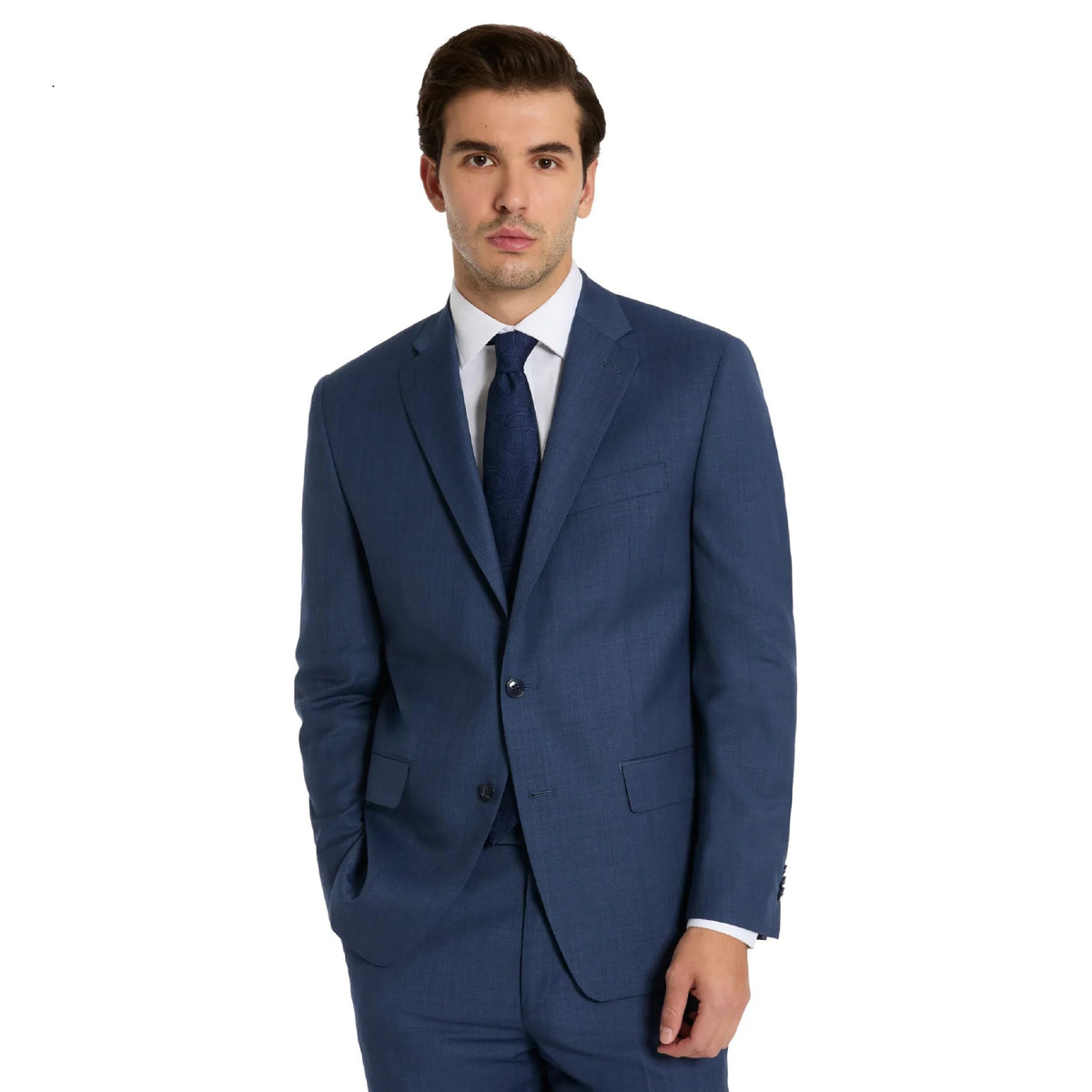 Light Blue Sharkskin