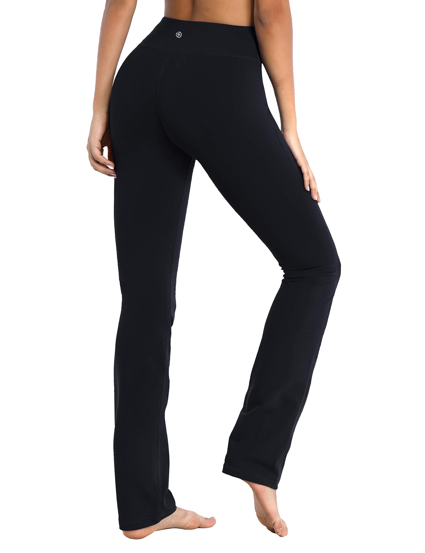 BUBBLELIME 29"/31"/33"/35" 4 Styles Women's Slim Fit Yoga Pants Tummy Control - Slim Fit_Black M_37" Inseam