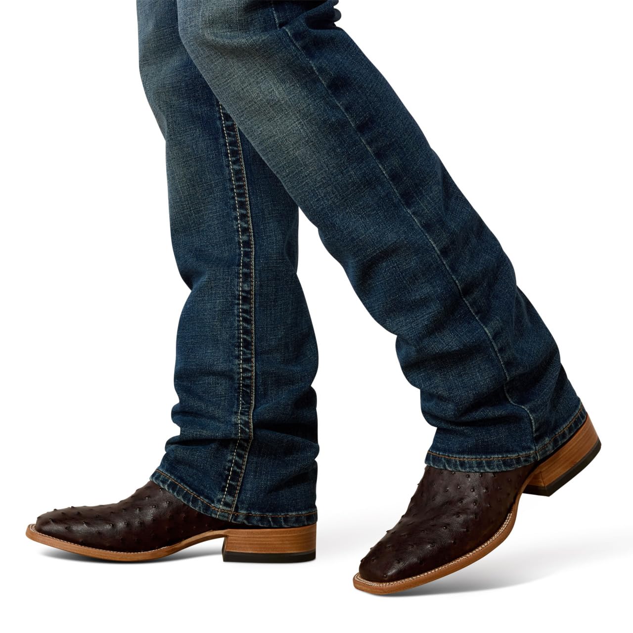 ARIAT Men's M4 Low Rise Stretch Preston Boot Cut Jean, Silverton, 36W x 38L