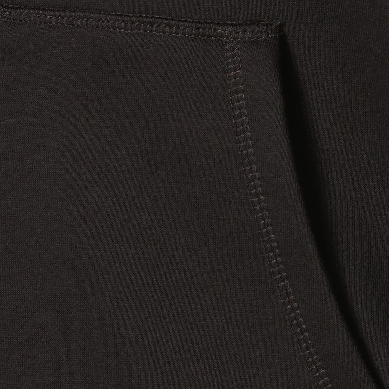 Amazon Essentials Men's Full-Zip Fleece Hoodie (Available in Big & Tall), Black, 4X-Large Big Tall