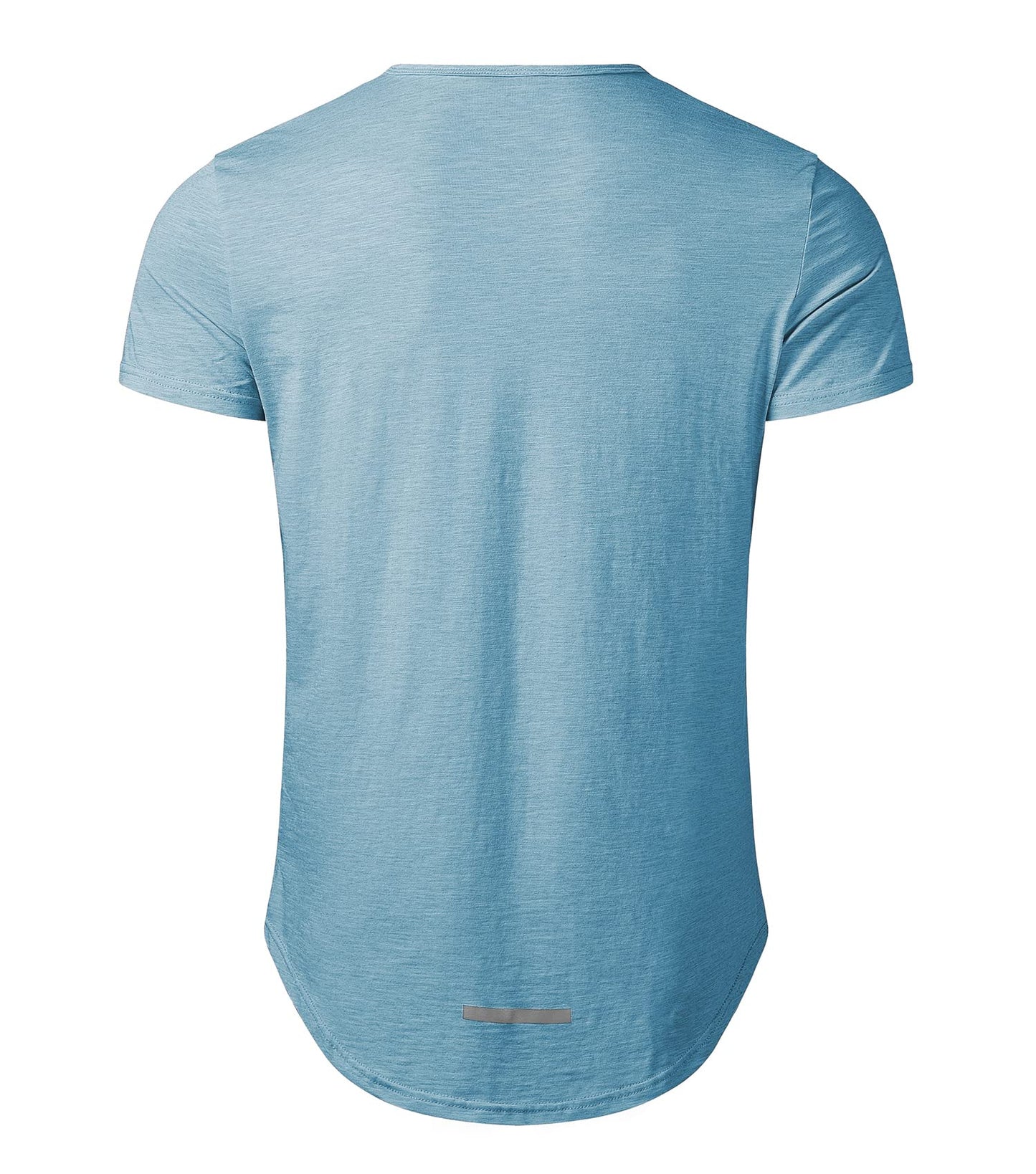 LETAOTAO Mens Tall Shirts Hipster Fashion Gym Muscle Tshirts Scallop Longline Extra Long Tee for Men