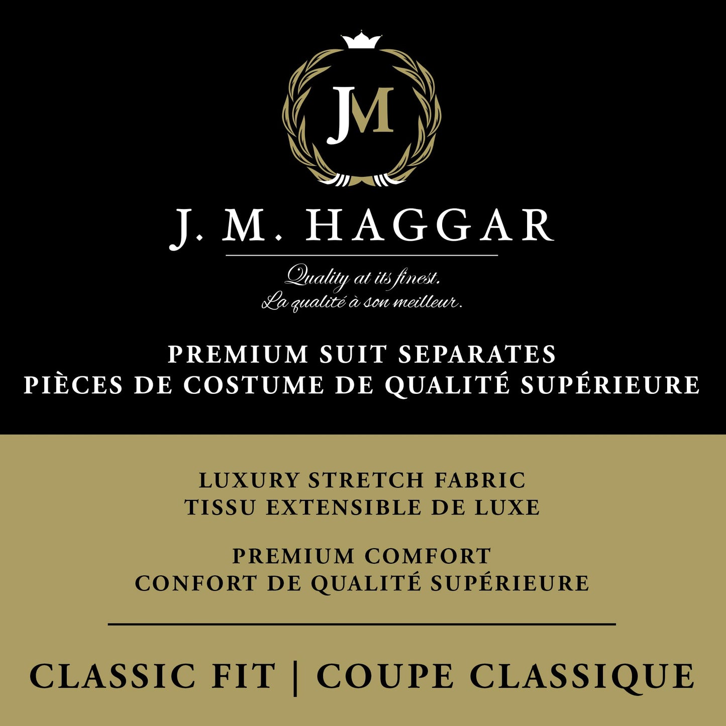 J.M. Haggar Men's Suit Jacket, Blue Weave Print, 48 Tall