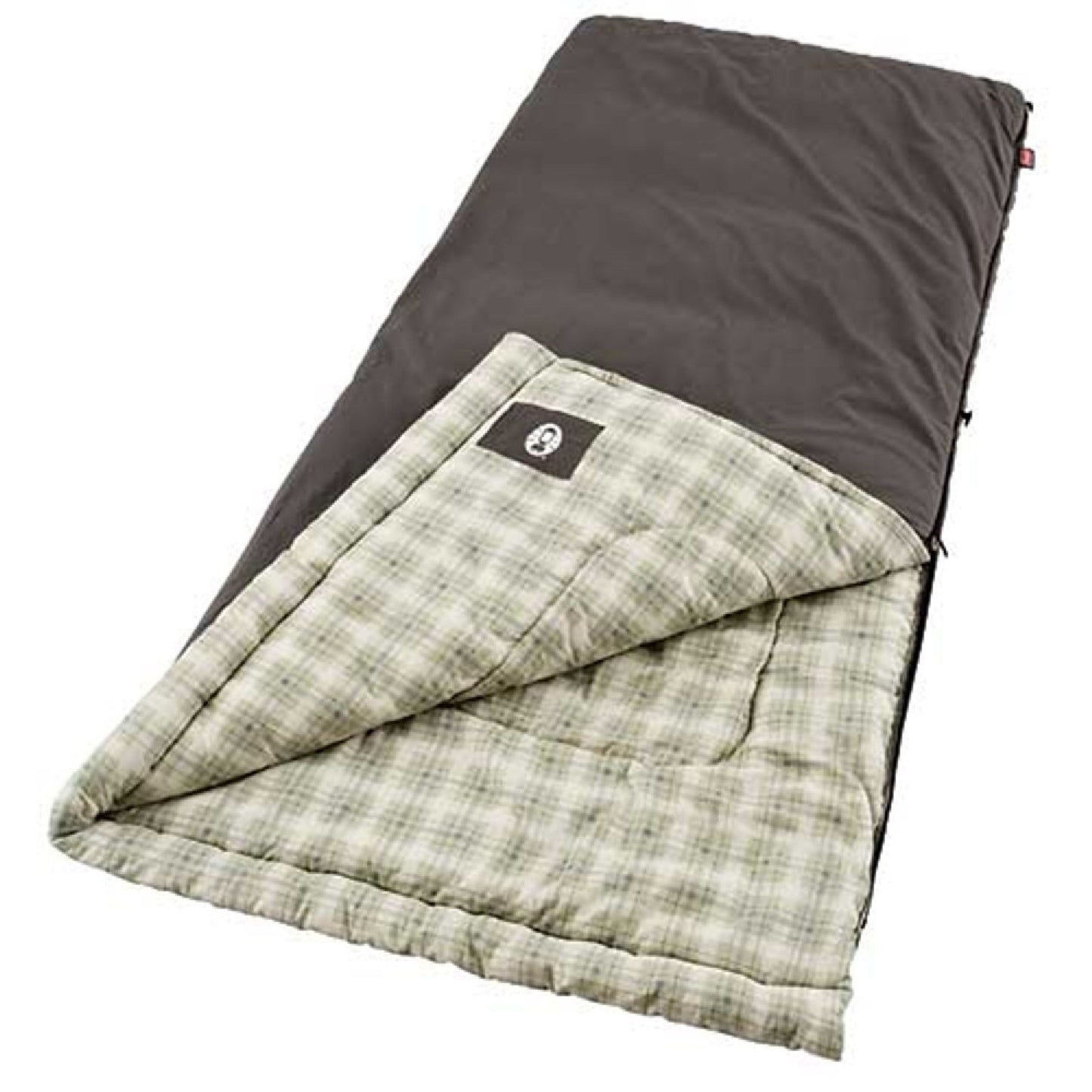 Coleman Heritage Extra Long (7') Flannel Sleeping Bag: 10º Rated