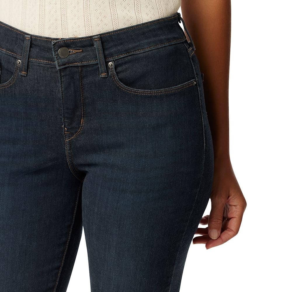 Levi Strauss Signature Gold Women's Size Totally Shaping Bootcut Jeans Mid-Rise Stretch Denim (Also Available in Plus), Indigo Void, 24 Plus Long