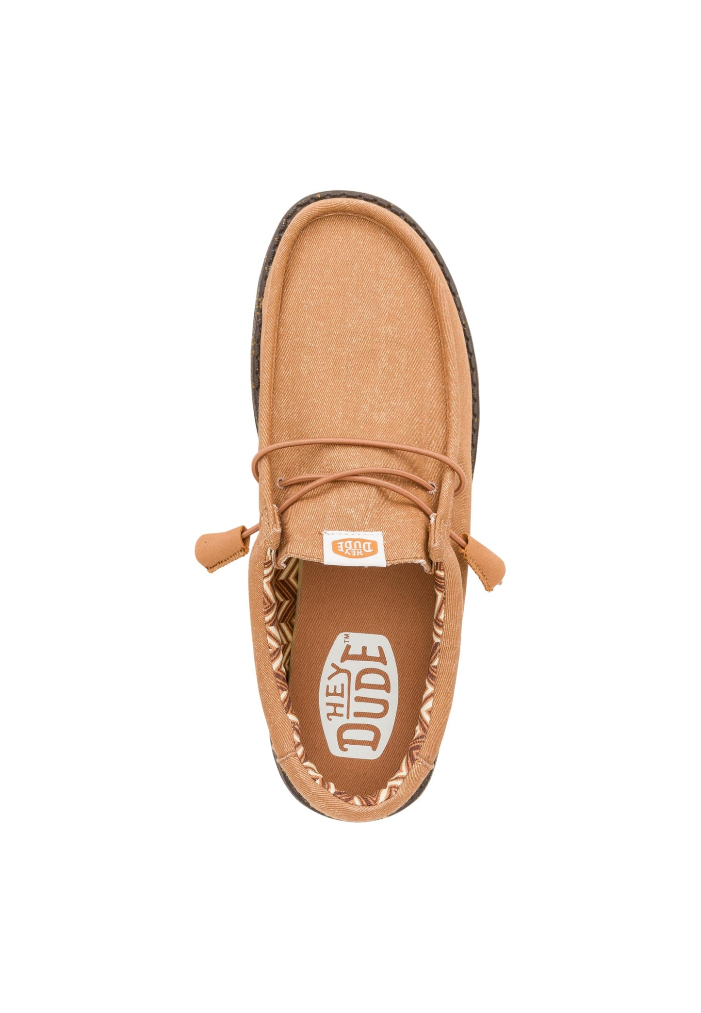 HEYDUDE Wally Stretch Canvas Nut Size 14, Men’s Shoes, Men's Slip-on Loafers, Comfortable & Light-Weight