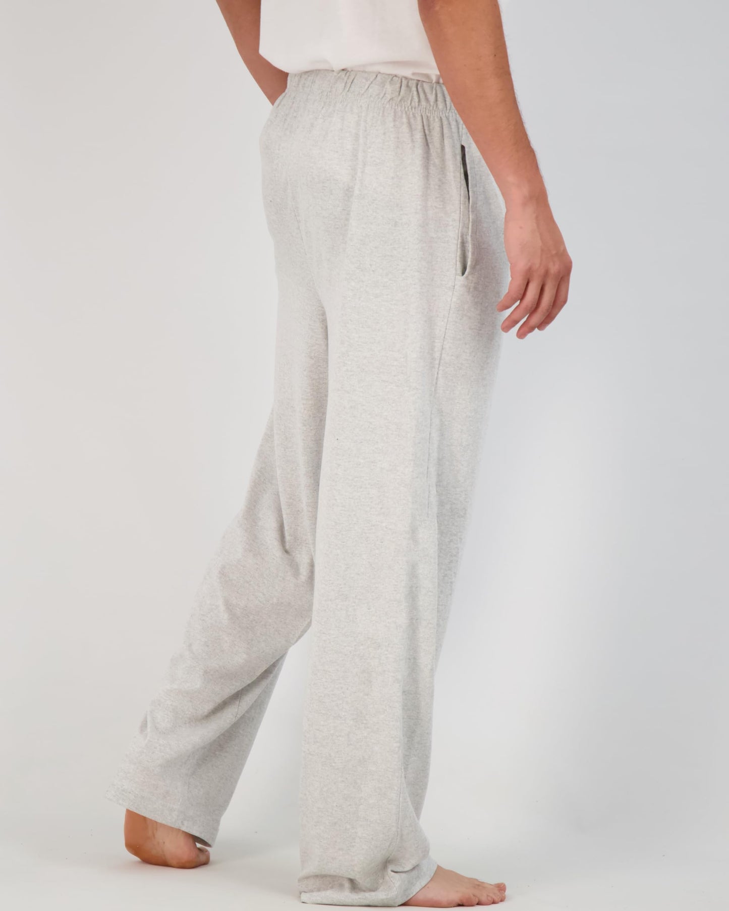 Real Essentials 3 Pack: Men's Pajama Pants - Knit Cotton Flannel Plaid Lounge Bottoms (Available In Big & Tall) - Set 6, 5x Tall