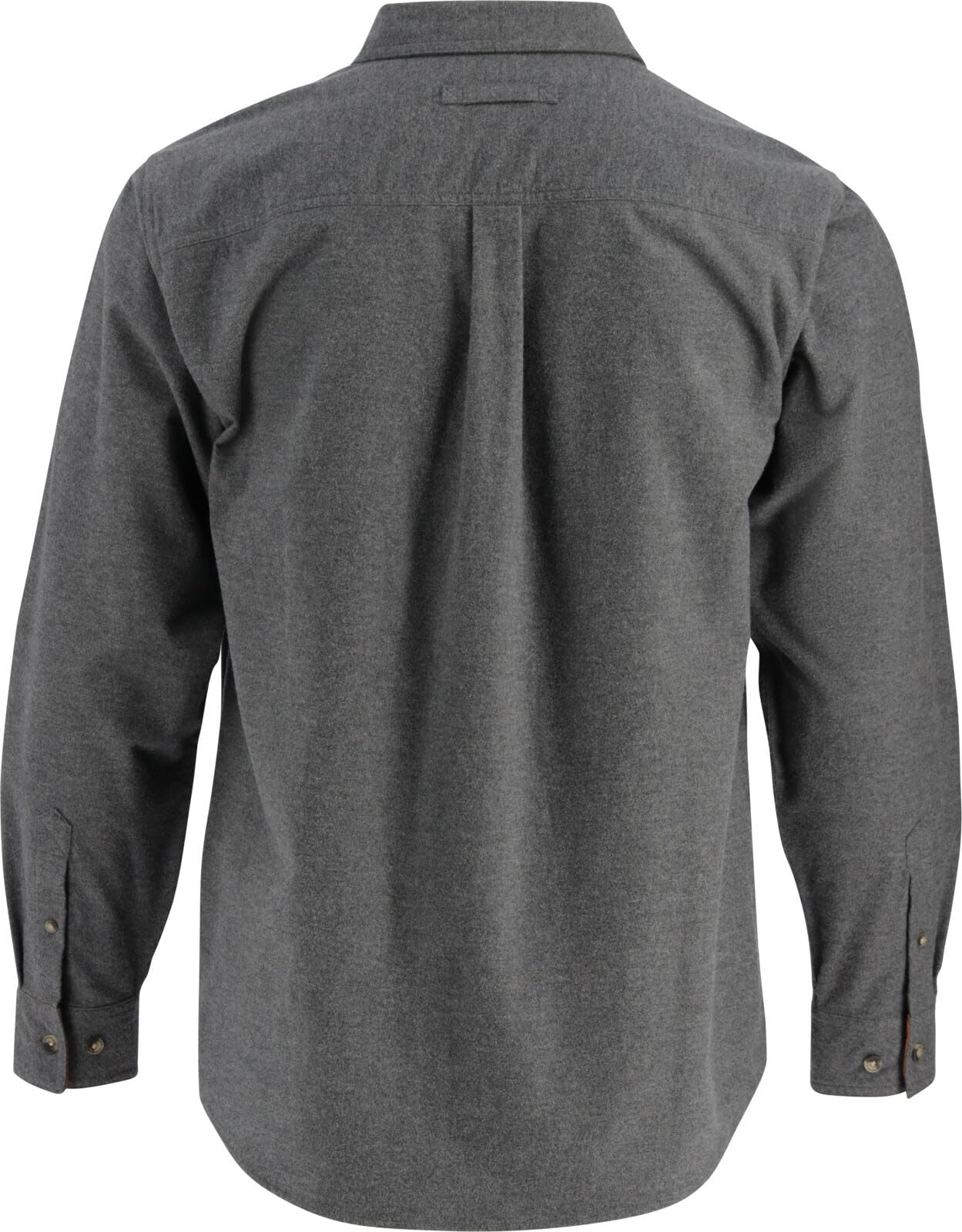 Legendary Whitetails Men's Big & Tall Flannel Shirt Long Sleeve Button Down Relaxed Fit, Charcoal Heather