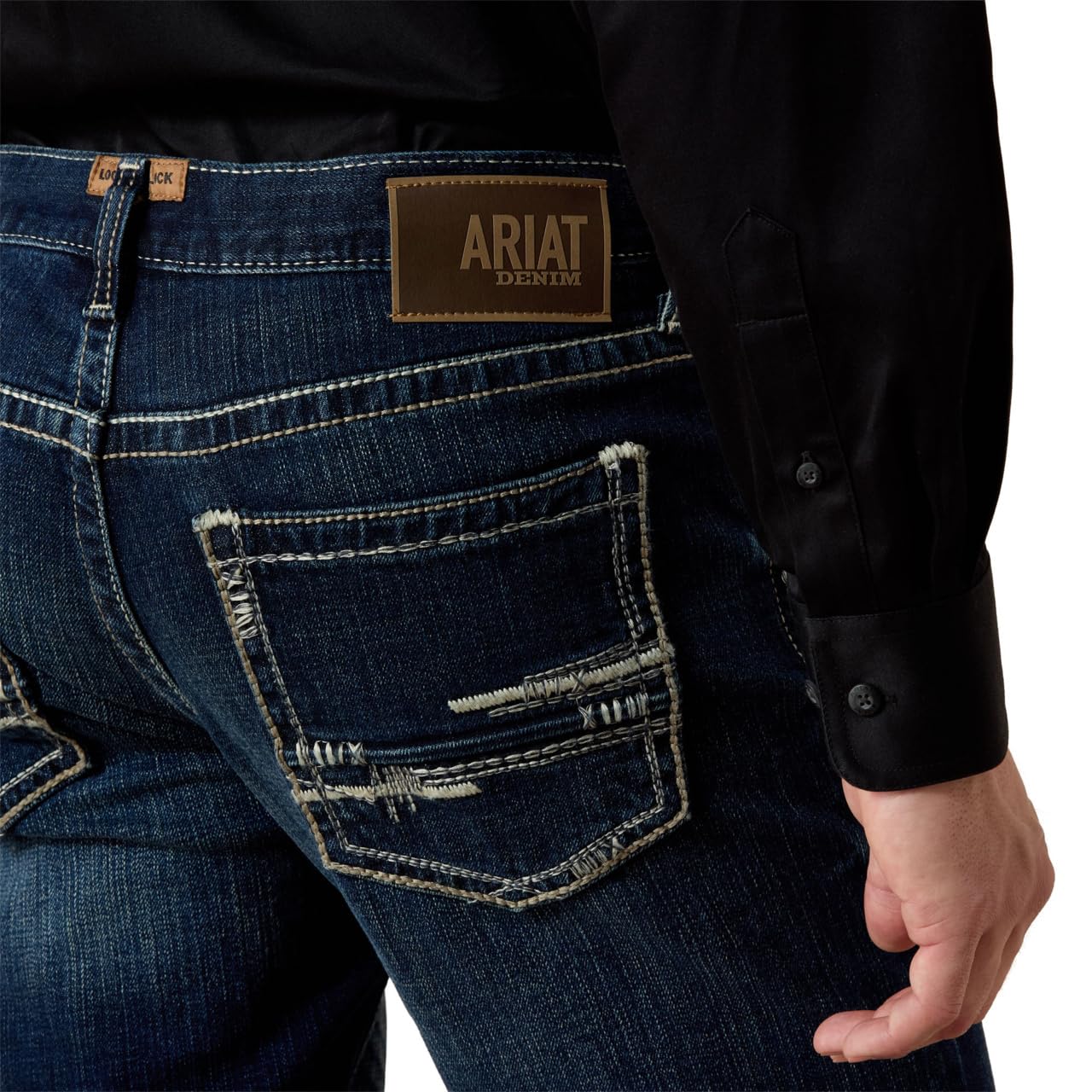 ARIAT mens M4 Low Rise Boot Cut Jean, Turnout, 33W x 38L US