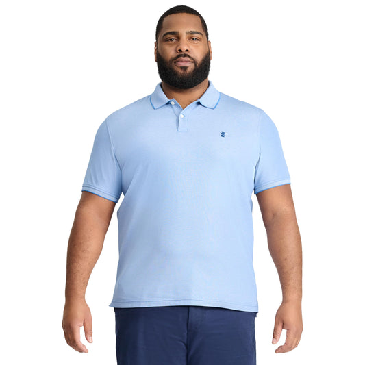 IZOD Men’s Big-and-Tall Advantage Performance Short-Sleeve Solid Polo Shirt, Bright Cobalt, 3X-Large