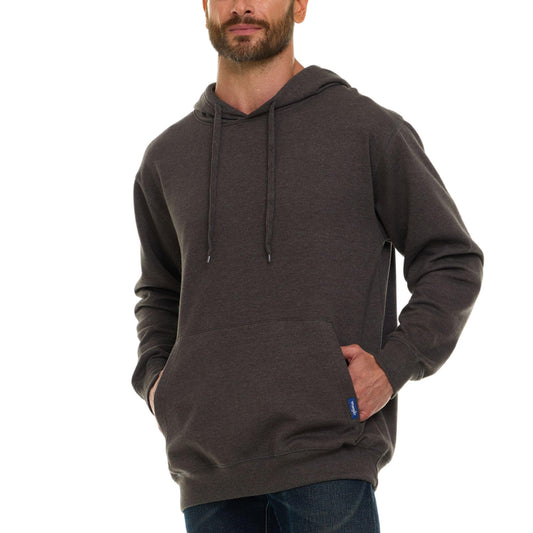 Wrangler Big and Tall Hoodie for Men, Fleece Heavyweight Pullover Sweatshirt, Relaxed Fit Mens Work Hoodies - 2XLT
