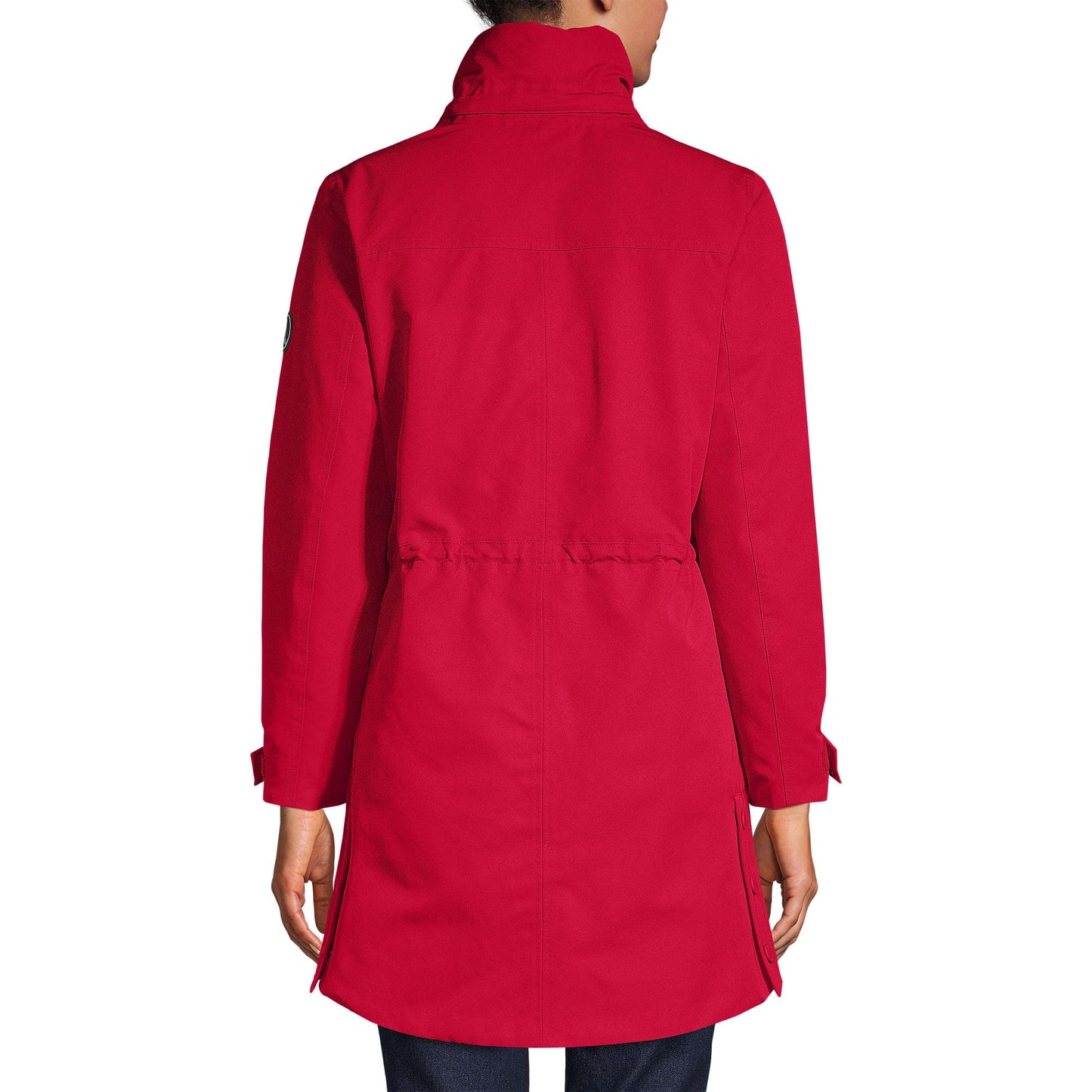 Lands' End Womens Expedition Down Parka Rich Red Tall Small