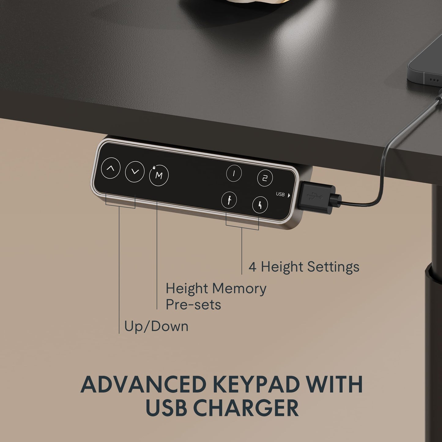FLEXISPOT E6 Pro Oval Leg Dual Motor 3 Stages Standing Desk 60x24 Inch Whole-Piece Board Electric Height Adjustable Electric Sit Stand Up Desk 150KG Load Capacity (Black Frame + Black Desktop) - 48.8" Max Height